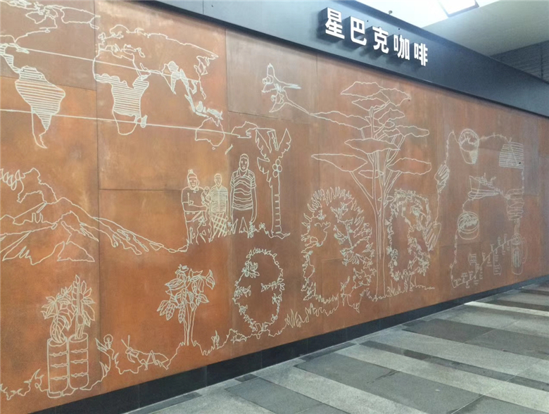 大方耐候钢幕墙